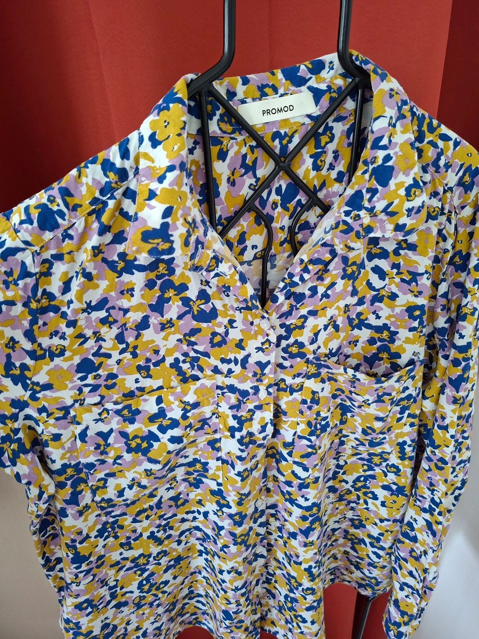Camisa colorida Promod tamanho 44 – photo 2